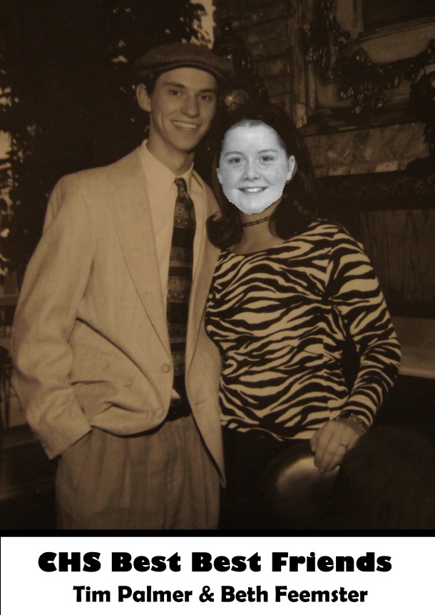 Notice: This photo has not been altered in any way. I definitely did not paste my head onto the body of a girl standing next to Tim and make up a fake award.