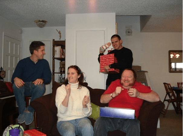 Right after this, we totally went caroling around the complex. Be jealous.