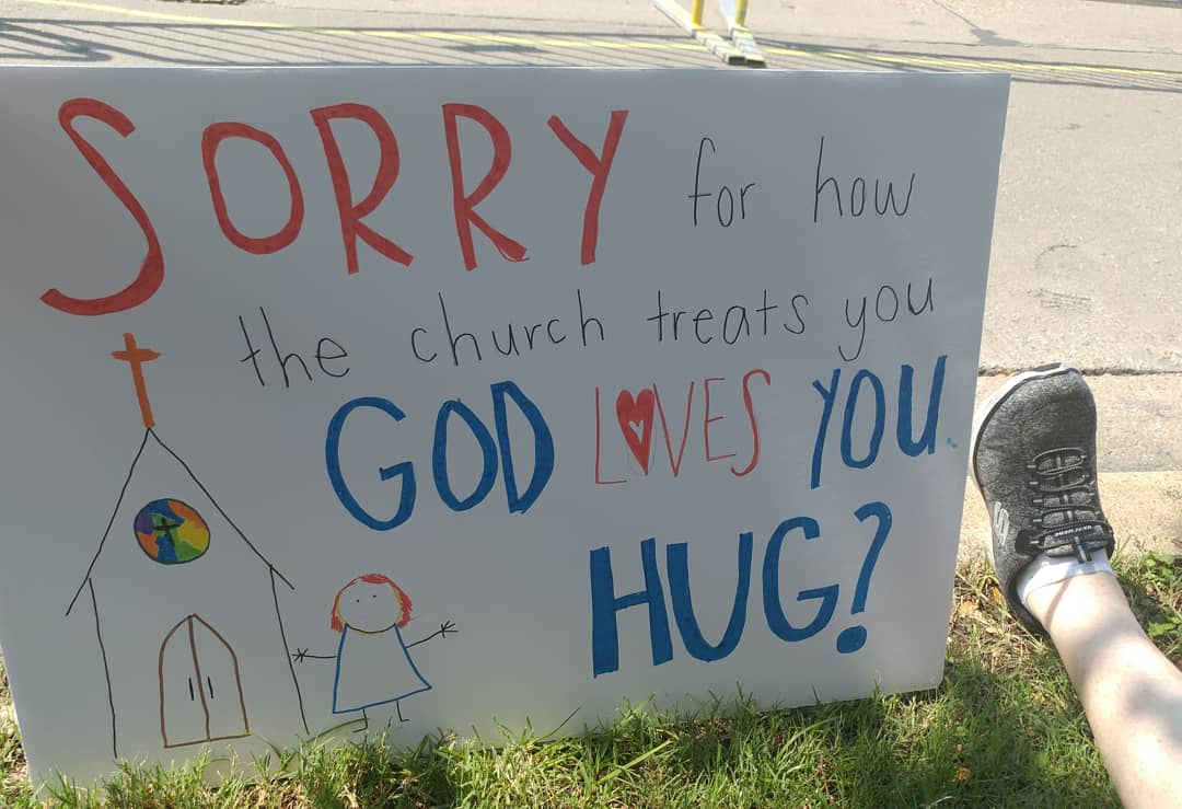 Practicing Penance at Pride Parade